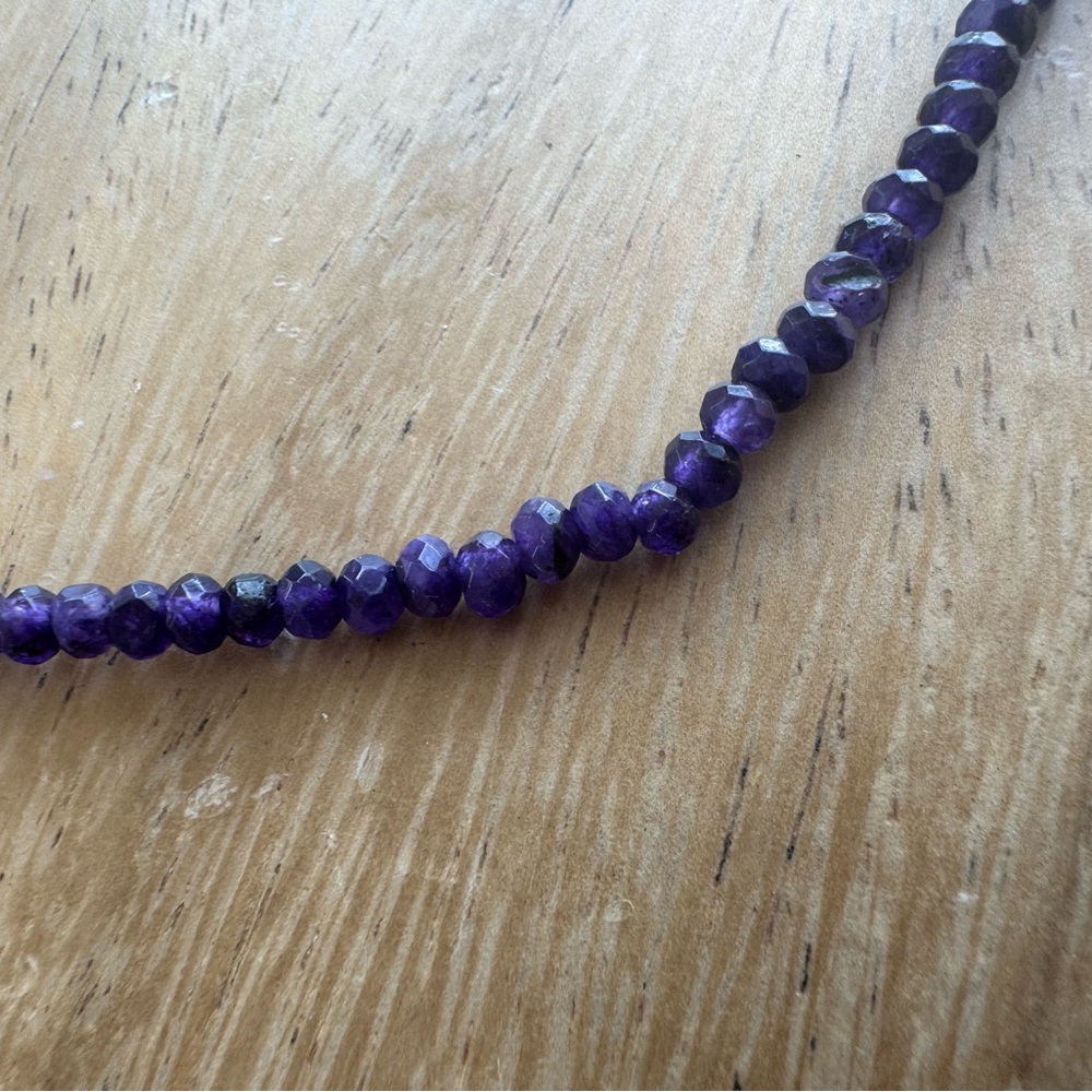 NWOT Tuckernuck Amethyst Necklace - Picture 3 of 8